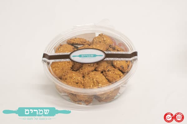עוגיות גרנולה שוקולד