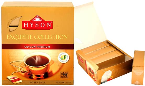 Чёрный чай HYSON Breakfast 100 пакетиков по 2 г