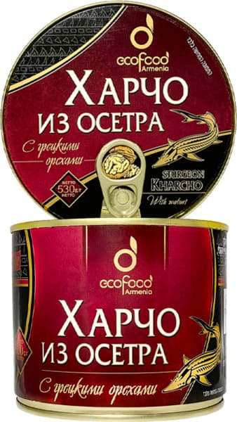 Soupe kharcho à l'esturgeon et aux noix