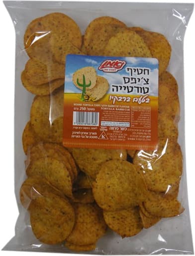 חטיף צ'יפס טורטיה בטעם ברביקיו