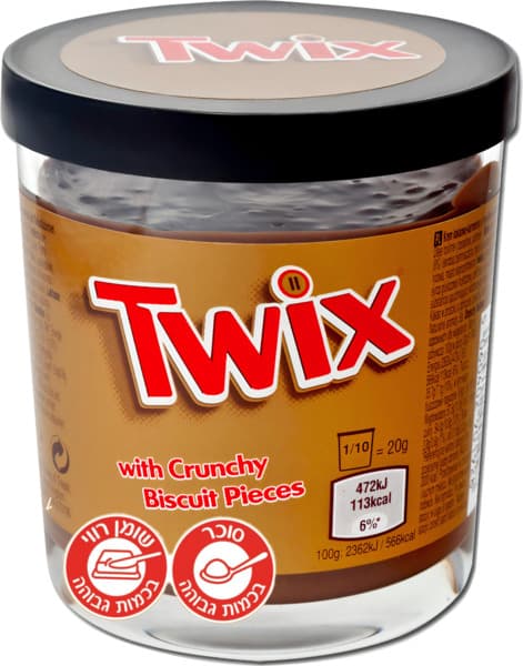 MARS TWIX SPREAD WITH CRUNCHY BISCUIT PIECES 0.44GR