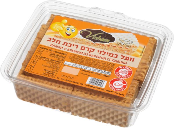 וופל קרם חלב