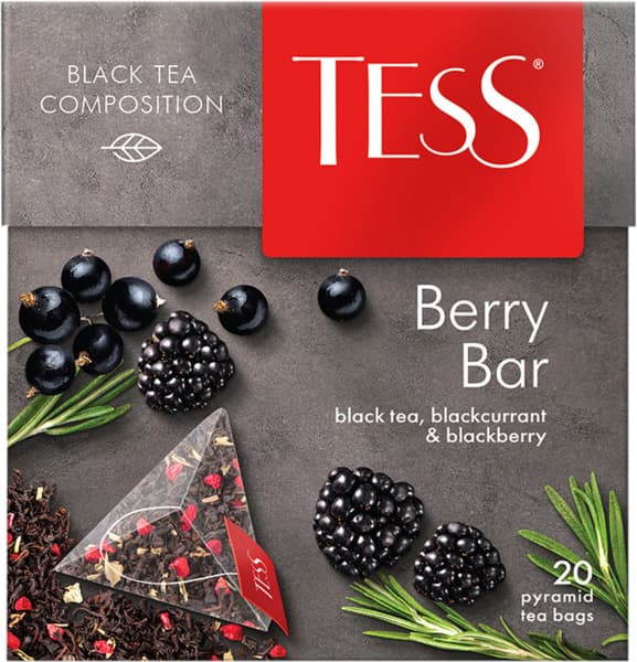 Thé noir Tess Berry Bar 20 sachets