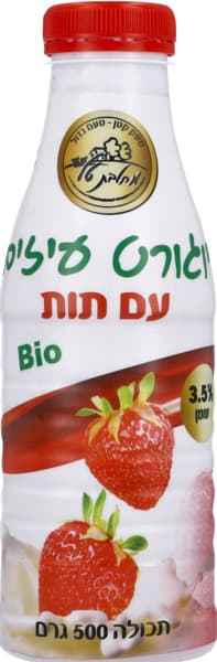 מחלבת טל יוגורט עיזים בטעם תות 500מל