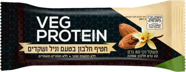 חטיף חלבון בטעם וניל ושקדים