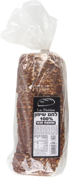 לחם שיפון 100% מחמצת טבעי