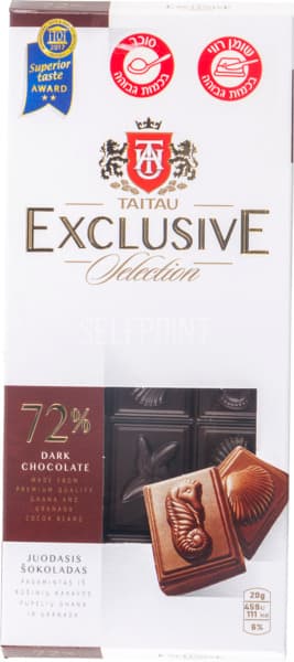 Exclusive Chocolat noir 72 % 100 g