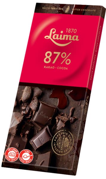 שוקולד מריר 87% קקאו