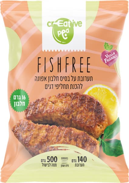 Mélange à base de protéines de pois pour préparer des substituts de poisson
