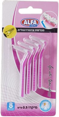 Intental brush for micro teeth 0.5 mm Alpha 8 unit