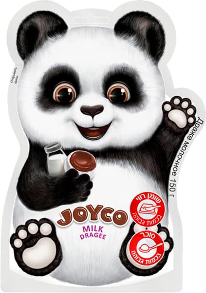 Dragées chocolat au lait Panda