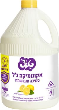 טאצ אקונומיקה סמיכה לימון 4 ליטר פקק בטח