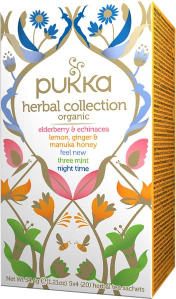 PUKKA Herbal Collection تشكيلة شاي أعشاب عضوي 20 كيسًا 34.40 غ