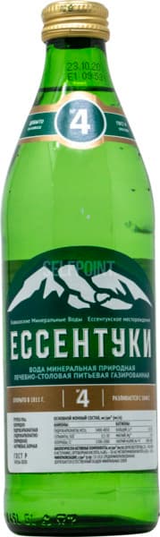 Eau minérale gazeuse Essentouki n° 4 450 ml