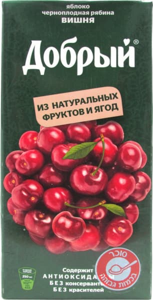 נקטר תפוח עץ ריאבינה דובדבן