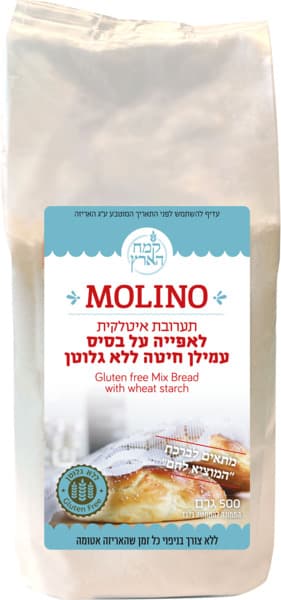מולינו תערובת איטלקית לאפייה על בסיס עמילן חיטה ללא גלוטן