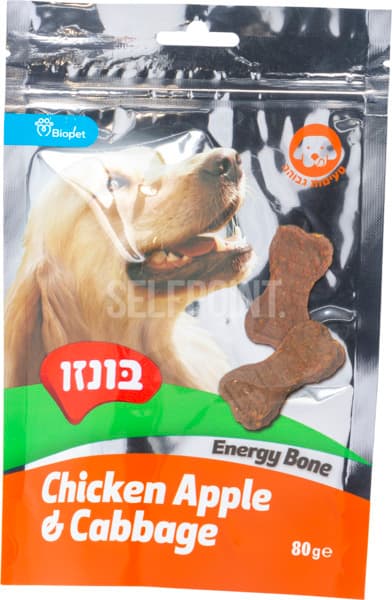 חטיף אנרגיה עוף ותפוח לכלבים