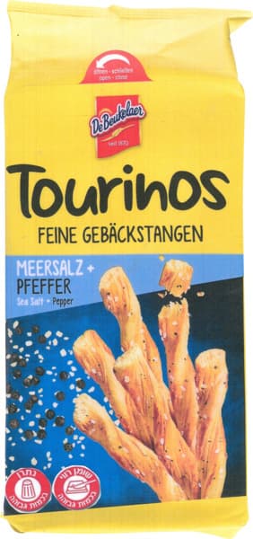 Хрустящие палочки Torinos с перцем и солью