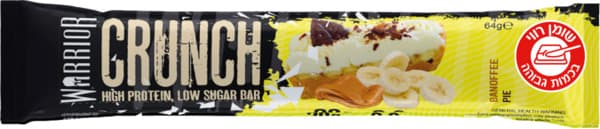 Barre protéinée Crunch goût chocolat blanc banane caramel