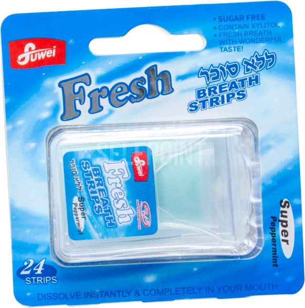 פרש דפי רענון סופר מנטה כחול