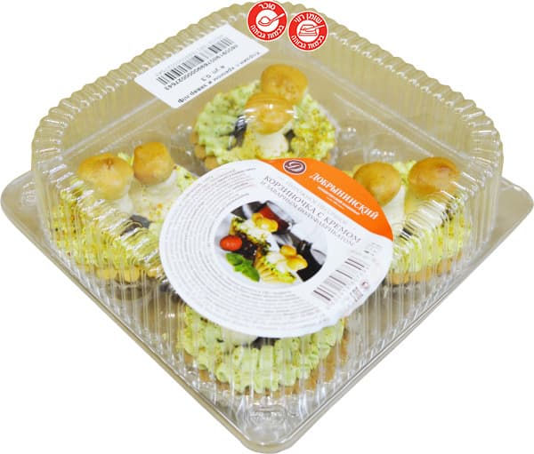 DOBRYNINSKIY PASTRY KORZINOCHKI W MARSHMALLOW 10.58OZ