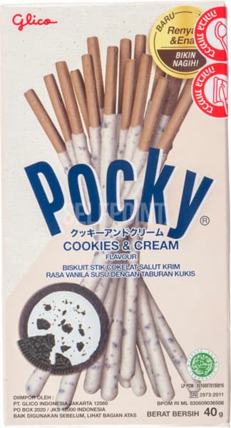 Pocky Cookies & Cream Flavour 42g