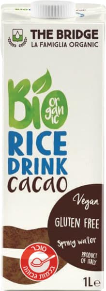Boisson de riz bio saveur chocolat