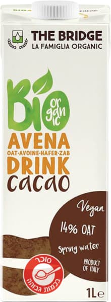 Boisson à l'avoine chocolat