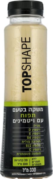 משקה בטעם תפוח עם ויטמינים