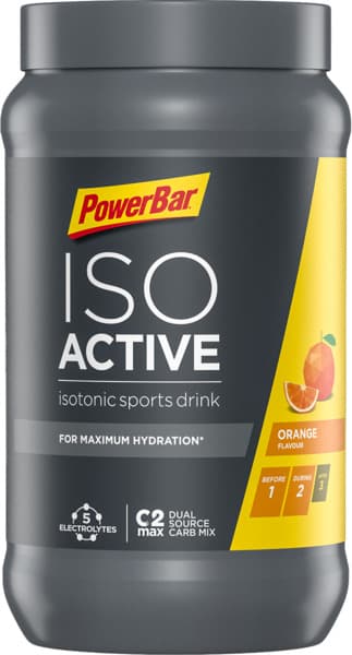 אבקה להכנת משקה איזוטוני  בטעם תפוז 1320 גרם POWER BAR ISOACTIVE ORANGE