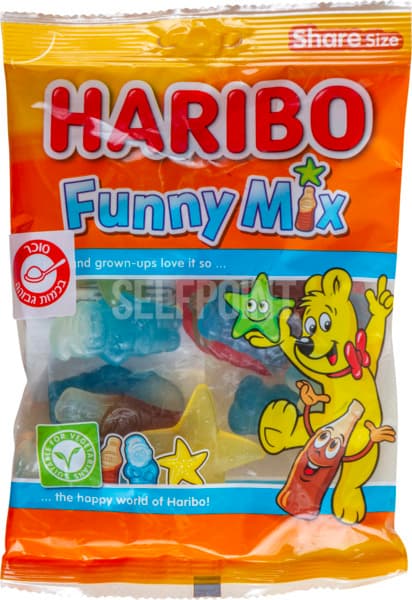 Жевательные конфеты Funny Mix со вкусами фруктов и колы