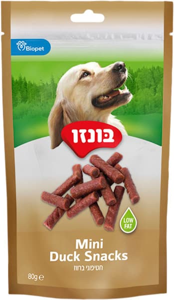 בונזו חטיפוני ברווז לכלב