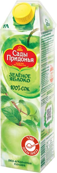 Сок из зелёных яблок 1 л (12)