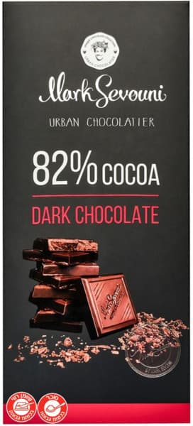 شوكولاتة داكنة 82% 90 غ