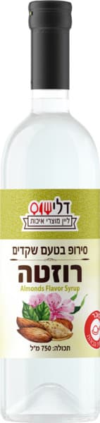 רוזטה סירופ בטעם שקדים