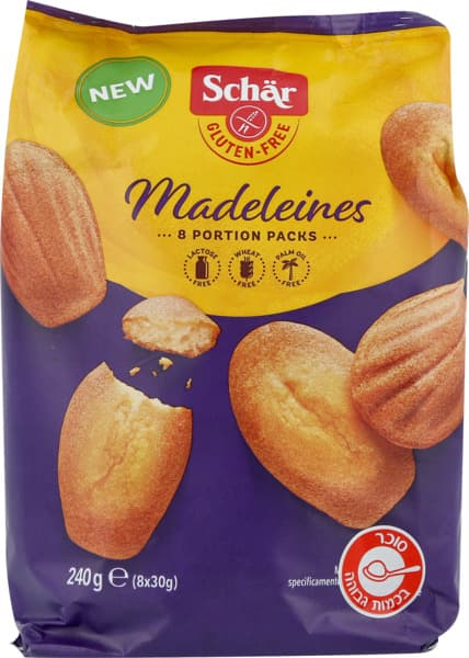 Schar Madeleines Snack Gluten Free 240g
