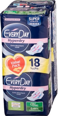 תחבושות סופר 18 יח מארז EVERY DAY