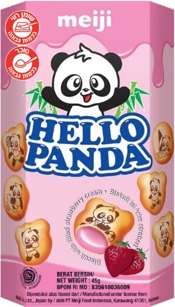 Hello Panda Cookies Strawberry 42g