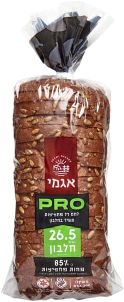 לחם דל פחמימות עשיר בחלבון