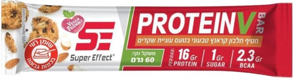 חטיף חלבון קראנץ' בטעם עוגיית שקדים