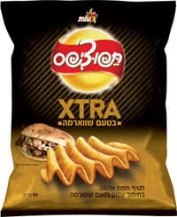 חטיף תפוצ'יפס אקסטרא בטעם שווארמה