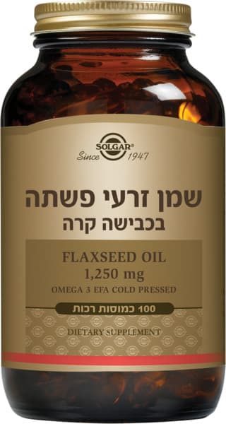 زيت بذور الكتان معصور على البارد