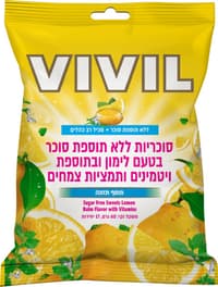 סוכריות בטעם לימון ללא סוכר