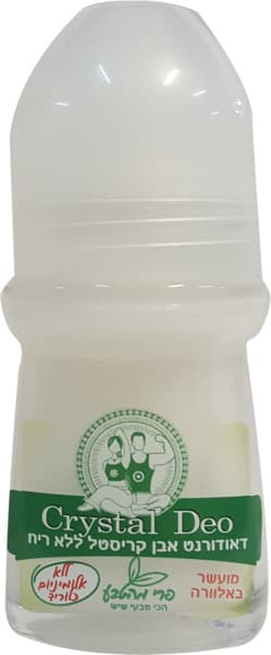 Crystal stone deodorant without aluminum