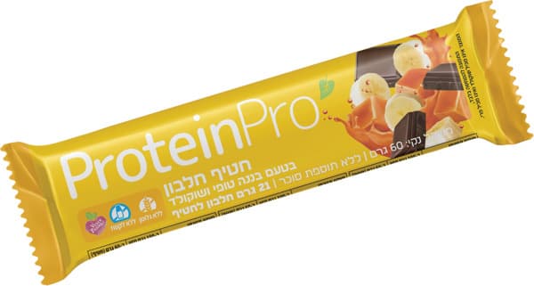 Barre protéinée saveur noisette et chocolat
