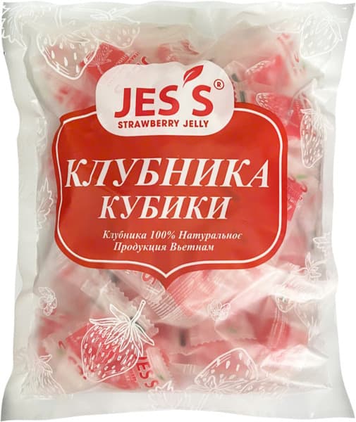Bonbons gélifiés saveur fraise sans sucre