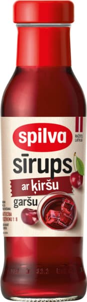 סירופ בטעם דובדבן 300 מ"ל SPILVA