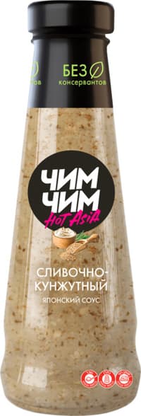 רוטב עם שמנת ושומשום 180 גרם CHIM-CHIM