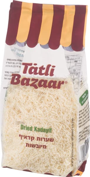 TATLI BAZAAR-שערות קדאיף מיובשות 500 גרם