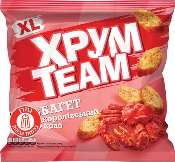 Сухарики со вкусом краба